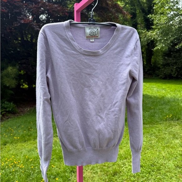 Snails Cinnamon Lavender lightweight sweater - Picture 2 of 5